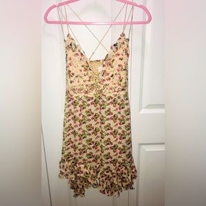 Free People Beautiful Lace Crocheted Sun Dress
